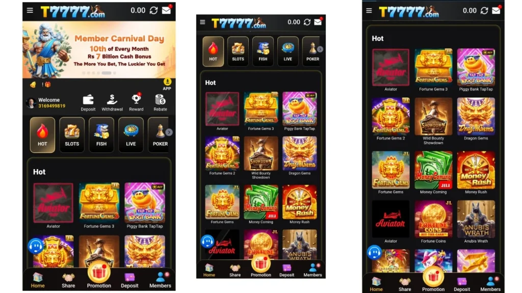 T77777 Game 
